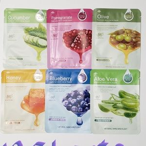 Korean Natural Skin Care Mask 12pcs.